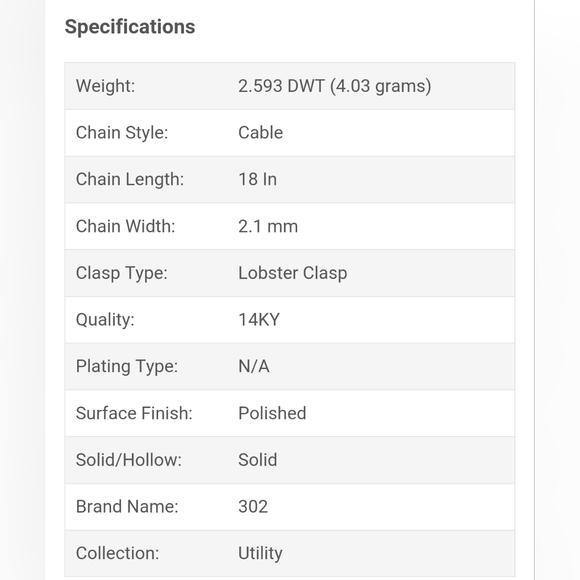 14K Charm Necklace in Yellow Gold 18"- Charm Enhancer Necklace - Picture 8 of 8